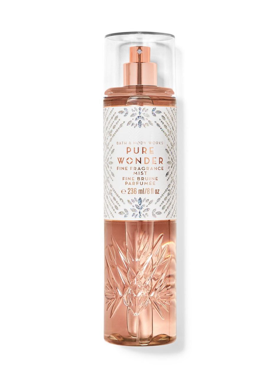 photo_2025-10-04_10-53-43 بادی میست Bath & Body Works مدل Pure Wonder حجم ۲۳۶ میل با طراحی رزگلد