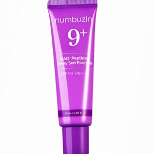 ضد آفتاب کره‌ای نامبوزین 9 پلاس SPF50+ PA++++ حاوی NAD و پپتید، ضد آفتاب آبرسان و ضد چروک با بافت سبک مناسب مراقبت پوست و استفاده روزانه