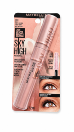 تصویر ریمل میبلین Lash Sensational Sky High اصل با خاصیت بلندکننده و حجم‌دهنده مژه، حاوی عصاره بامبو، مناسب آرایش چشم حرفه‌ای، مژه پرپشت و لوازم آرایشی مراقبت پوست