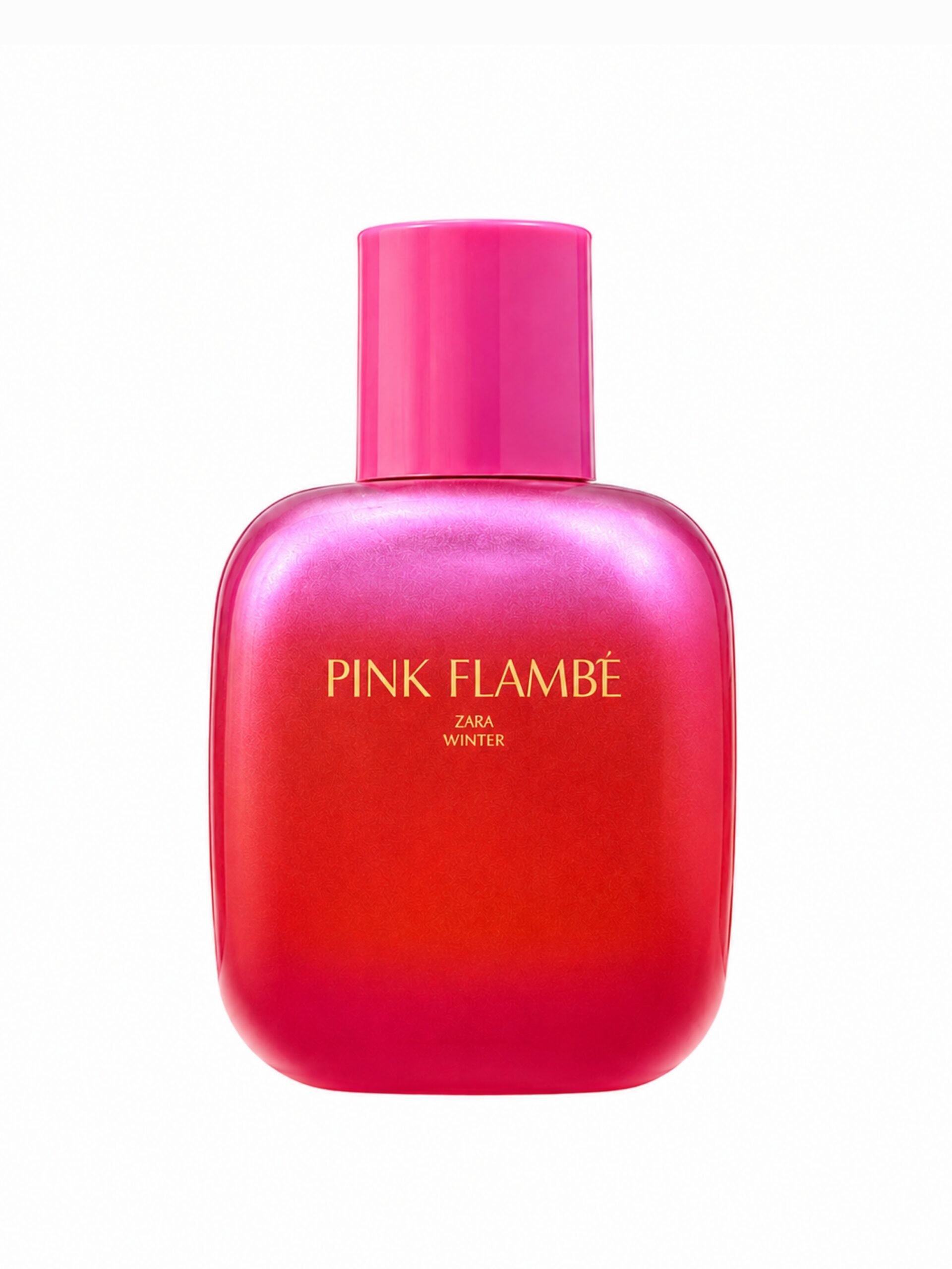 20260610_163952 تصویر عطر زنانه Pink Flambe Zara Winter با رایحه گرم، شیرین و گلی، مناسب فصل زمستان و استایلهای شیک زنانه، یک عطر اقتصادی و محبوب در حوزه زیبایی و مراقبت پوست با ماندگاری و پخش بوی بالا.