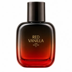 تصویر عطر زنانه Red Vanilla از برند Zara با رایحه وانیلی و شیرین، مناسب استایل‌های روزمره و استفاده در روتین زیبایی و مراقبت پوست، یک عطر اقتصادی با پخش بوی بالا و ماندگاری مطلوب.