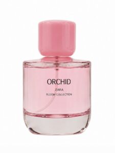 عطر زنانه زارا ارکید Zara Orchid Bloom Collection با رایحه گلی و میوه‌ای، شیشه صورتی رنگ، مناسب استفاده روزانه، خرید عطر اورجینال زنانه، محصولات زیبایی و مراقبت شخصی، عطر خوشبو و ماندگار زنانه.