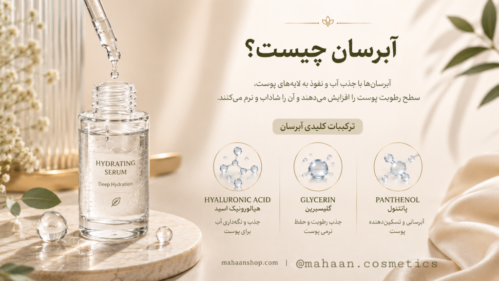 آبرسان پوست و ترکیبات آبرسان